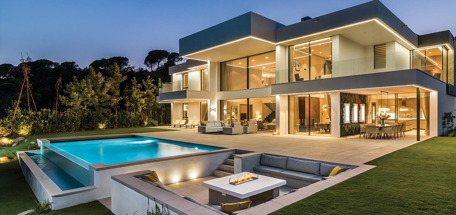 5 növ modern konsepsiyalı ev